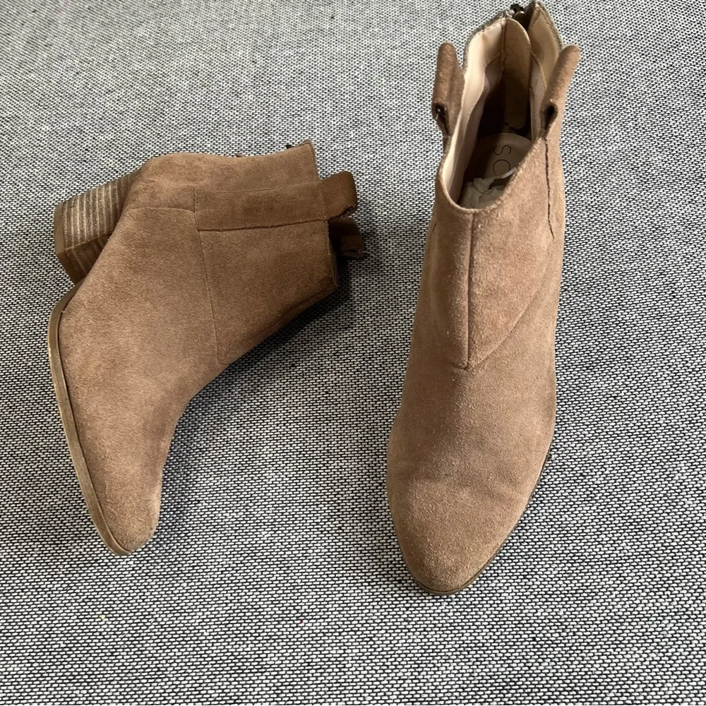 Sole Society women‎ cow leather booties size 8